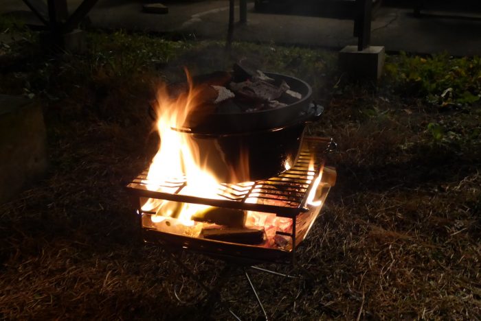 冬はやっぱり焚火