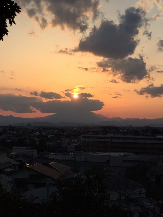 20204/2ダイアモンド富士もどき