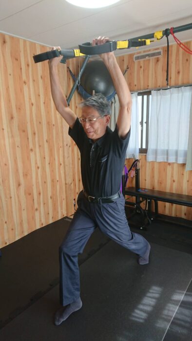 山内滋夫様トレーニング